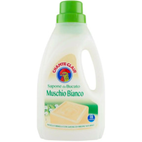 Гель для деликатной стирки Chanteclair  Sapone da Bucato Muschio Bianco, аромат белый мускус, 27 стирок, 1 л